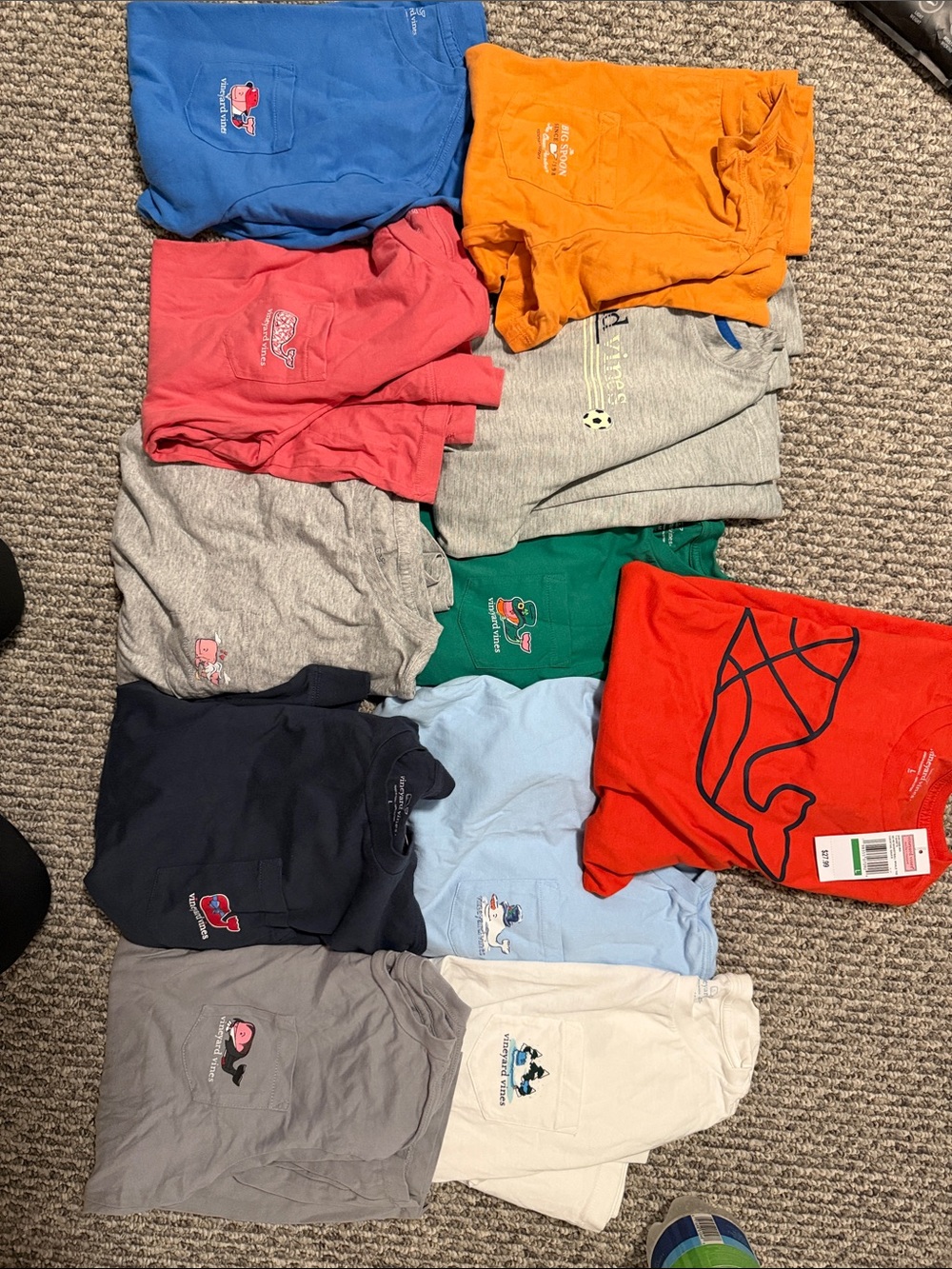 Vineyard Vines Kids Multi-Color Pocket Tee Lot